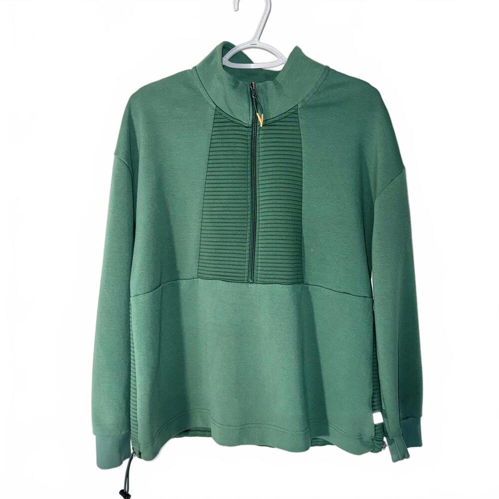 LIV Outdoor  Green Half-Zip Pullover Sweater